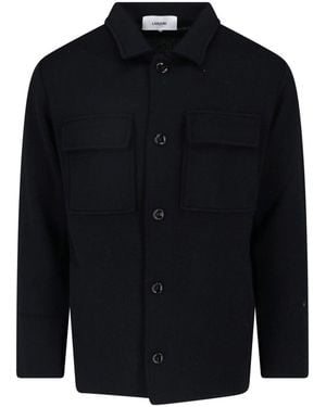 Lardini Virgin Wool Shirt - Blue