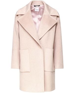 Alisheva Woollen Cloth Coat - Pink