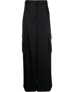 Versace Wide-leg Cargo Pants - Black