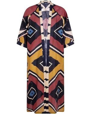 VOLANTIS Giacca Kimono Cardy - Blu