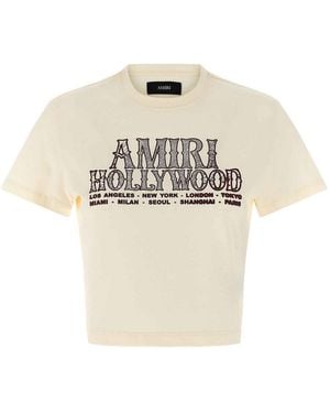 Amiri Hollywood Tee T-Shirt - White