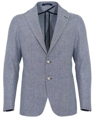 Tagliatore Single-Breasted Jacket - Blue