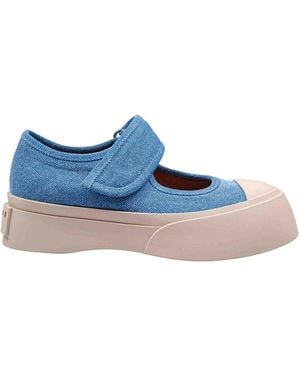 Marni Mary Jane Pablo Trainers - Blue