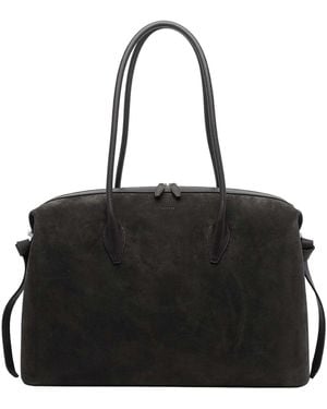 Yuzefi Large Brioche Shoulder Bag - Black