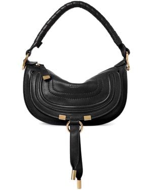 Chloé Mini Marcie Shoulder Bag - Black