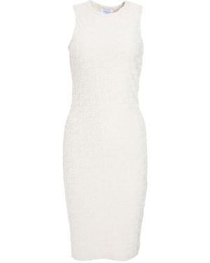 ワンピース OFF-WHITE DRESS WITH LOGO Off-White Dress with embroidered logo | Women's Clothing