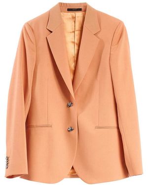 Paul Smith Jacket Two Buttons Fresh Wool - Pink