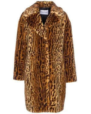 Stand Studio Camille Cocoon Coat - Brown
