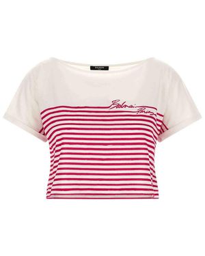 Balmain Marinire T-Shirt - Pink