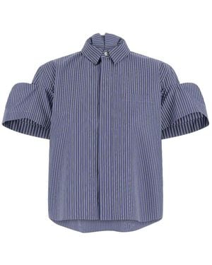 Sacai Striped Shirt - Blue