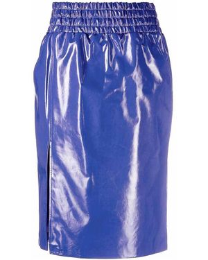 Tom Ford Leather Skirt - Blue