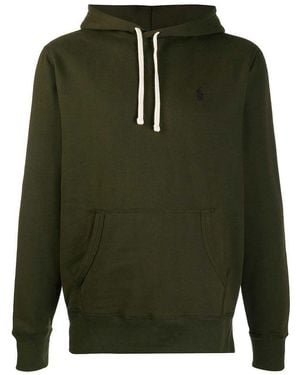 Polo Ralph Lauren Dark Hoodie With Kangaroo Pocket - Green