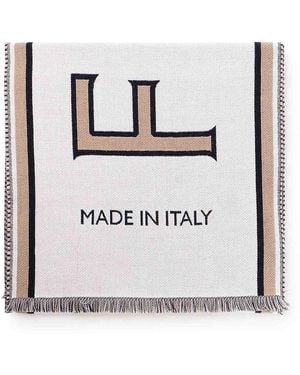 Ferragamo Maxi Scarf Logo - White