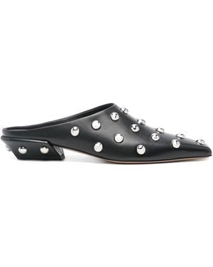 Paris Texas Mules - Black