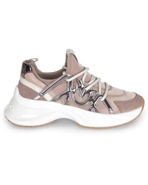 Pinko "Ariel" Slip-On Trainers - Natural