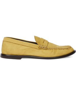 Paul Smith Mocassini Nabuk Faron - Yellow