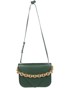 Bottega Veneta Mount Leather Bag - Green