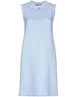 Dolce & Gabbana 'S Tweed Mini Dress - Blue