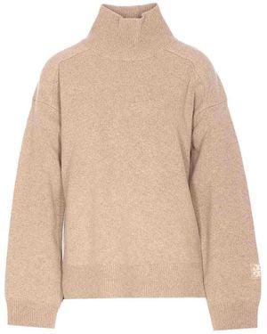 Tory Burch Merino Wool Jumper - Natural