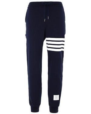 Thom Browne Engineered 4-Bar Tracksuit Bottoms - Blue