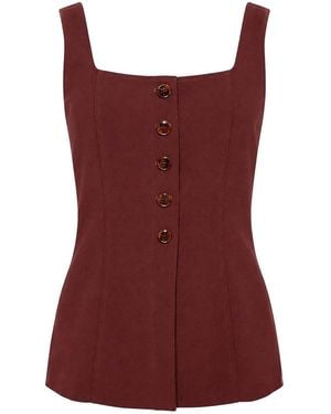 Patrizia Pepe Top Bustier - Red