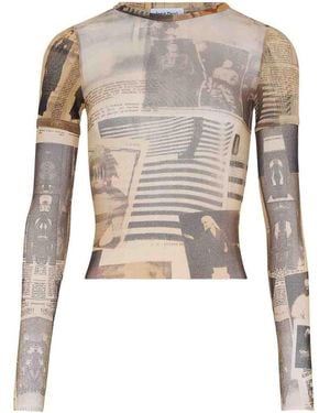 Jean Paul Gaultier Journal Printed T-Shirt - Multicolour