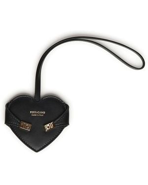Ferragamo Hug Charm With Mirror - Black