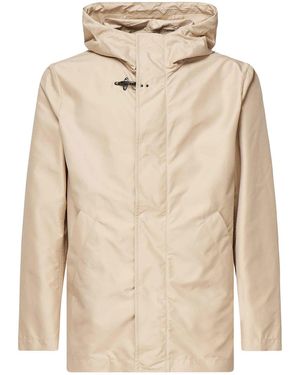 Fay Short Parka - Natural