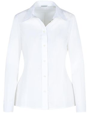 Burberry 'Eliza' Cotton Poplin Shirt - White