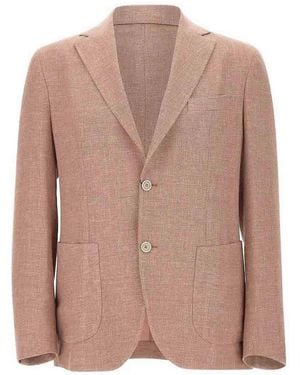 Eleventy Himalayan Salt Patch Soft Jacket - Pink