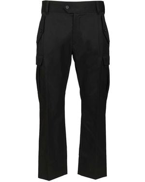 McQueen Cargo Trousers - Black