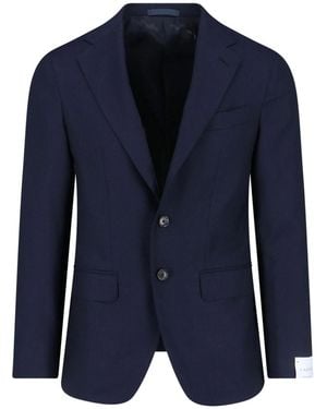 Caruso Blazer Monopetto - Blue