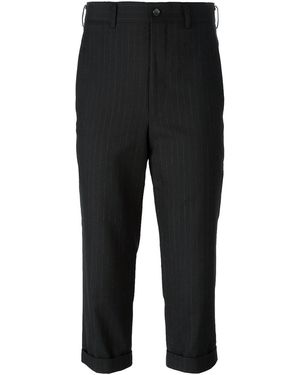 Comme des Garçons Wide-Leg Pants - Black