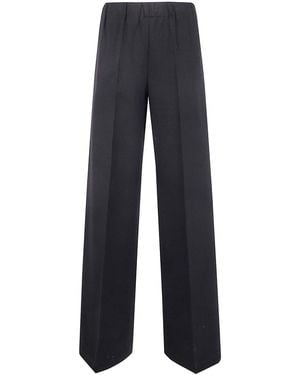 Liviana Conti Ethan Wide Jersey Trousers - Blue