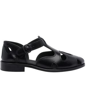 Hereu Floreta Slim Sandals - Black