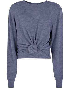 Magda Butrym Knitwear Longsleeve - Blue