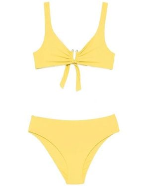 Fisico Bikini With Metallic Detail - Yellow