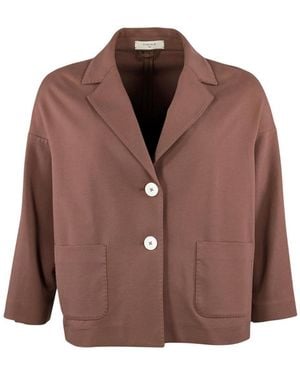 Circolo 1901 Fleece Jacket - Brown