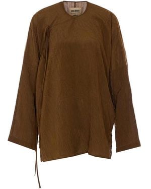 Uma Wang Tanesha Top - Brown