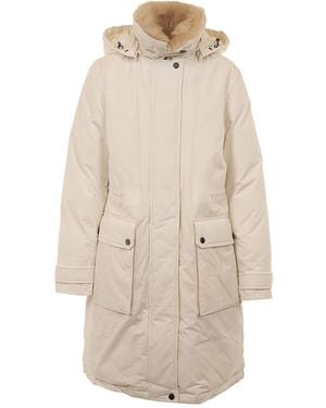 Woolrich Versatile Mixed-Fabric Jacket - Natural