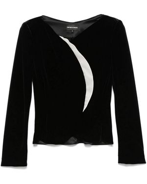 Emporio Armani Chenille Jacket - Black