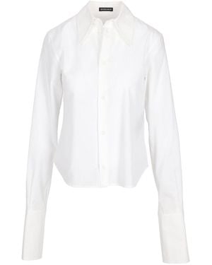 Ann Demeulemeester Kareena Fitted Shirt - White