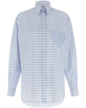 Moschino Vichy Shirt - Blue