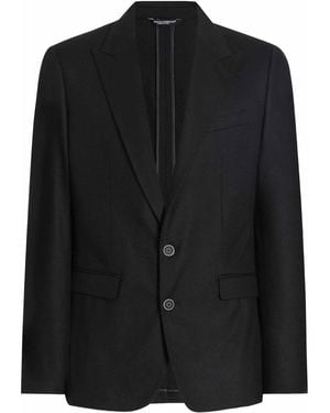 Dolce & Gabbana Single-Breasted Blazer - Black