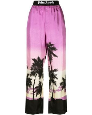 Palm Angels Sunset Pyjama Trousers - Pink