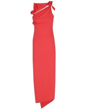 Coperni Dress With Knot - Red