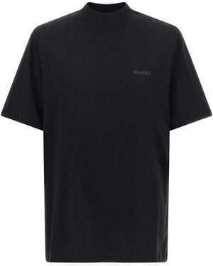The Attico Mock-Neck T-Shirt - Black