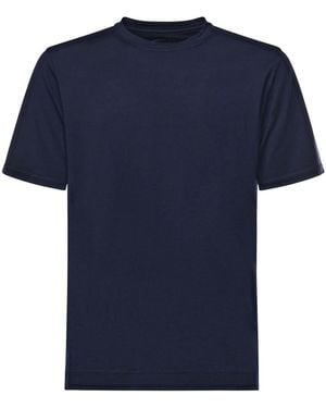 Fedeli Cotton T-Shirt - Blue