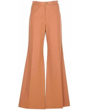 Chloé Peach Trousers - Brown