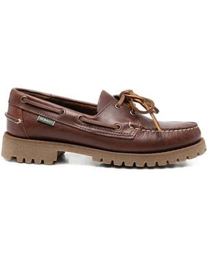 Sebago Ranger Waxy Leather Loafers - Brown